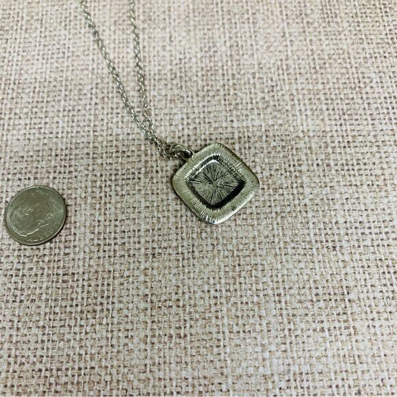 University of Tennessee Silver Crystal Necklace - Picture 2 of 3